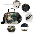thumbnail image 4 of ALAZA Rooster on Christmas Lunch Box Insulated Cooler Bag Reusable Tote Bags Shoulder Strap, 4 of 7