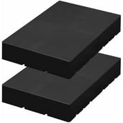 2Pcs Plastic pallets, Lightweight Moisture-Proof Waterproof Floor Pallet, Interlocking Storage Pad, Applicable to Indoor and Outdoor, Garages, Kitchen, Basement (23.6 * 15.7 * 3.9)