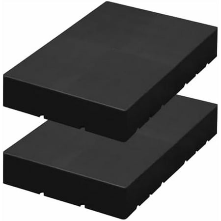 2Pcs Plastic pallets, Lightweight Moisture-Proof Waterproof Floor Pallet, Interlocking Storage Pad, Applicable to Indoor and Outdoor, Garages, Kitchen, Basement (23.6 * 15.7 * 3.9)