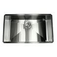 thumbnail image 4 of Contempo Living Inc 32-inch Stainless Steel Zero Radius Single Bowl Kitchen Sink Complete Combo Accessories, 4 of 5