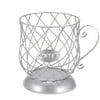 Universal Coffee Capsule Storage Basket Coffee Cup Basket Vintage Coffee Pod Organizer Black for Home Cafe Hotel