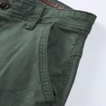 thumbnail image 5 of SWSMCLT Men's Mid Rise Tapered Trousers Cotton Pants Soft Casual Pants Casual Pocket Comfy Winter Chino Army Green 30, 5 of 5
