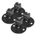 thumbnail image 3 of Miangastore Petit Bloc de Poulie Fer 4 Pcs 2X2X1.4In, 3 of 9
