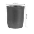 thumbnail image 4 of Raindrops Round Bucket Graphite Clay Crucibles For Melting Metal In High Temperature Environments 1Set, 4 of 6