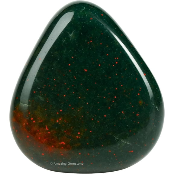 Bloodstone Crystals and Healing Stones Tumbled - 1 oz 