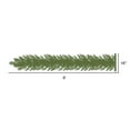 thumbnail image 3 of Vickerman 6' x 16" Flocked Artificial Christmas Garland, Unlit, 3 of 7