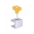 thumbnail image 4 of Eigraketly Cerradura de ventana corredera con llave de seguridad para bebés, pestillo de bloqueo de aleación de aluminio, puerta de oficina para Type2 NO2, 4 of 6