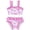 Bow Yellow, variant on Toddler Girls Leopard Print Ruffle Bikini Set One Shoulder Flounce Swimsuit 2 Piece Tankini Bathing Suit Beach Swimwear 3-4 Years