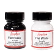 thumbnail image 1 of Pintura Acrílica para Cuero Angelus Impermeable 30ml Negro Mate Blanco Mate, 1 of 8