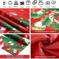 thumbnail image 3 of Fondo de fotografía navideña, fondo de fotografía navideña con copos de nieve de tela de invierno, fondo de fotografía navideño rojo con adornos navideños, 3 of 5