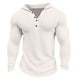 thumbnail image 2 of Blusa de manga larga con capucha, sudadera con capucha, bolsillo, color liso, medio corte, media cremallera, para hombre, manga larga, sin capucha, ropa informal, chaquetas, blusa para hombre, 2 of 5