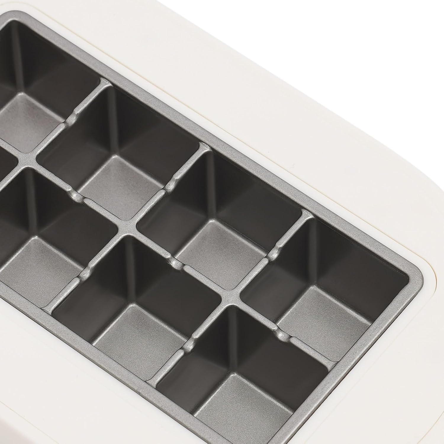 Portable Ice Maker Machine, Mini Cube Maker Dual Power Fast Ice Making 12V Car Compatibility 8 Ice Cubes in 10 Minutes for Home Office Camping Travel Use (White)