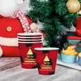 thumbnail image 4 of NWOKYZGH 10Pcs Merry Christmas Dinnerware Set - Christmas Tree Paper Cups, Party Supplies for 10 Guests, 4 of 6