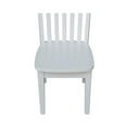 thumbnail image 3 of International Concepts Mission Kids Chair in Linen White (Set of 2), 3 of 6