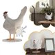 thumbnail image 2 of Creative Resin Crafts Simulation White Rooster Egg Night Light Funny Desktop Ornaments Bedroom Living Room Desk Lamp Decoration, 2 of 4