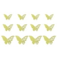 thumbnail image 1 of Dsscvnef Simulation Autocollant Mural Papillon Papier Perle Creux Tridimensionnelles 3D, 1 of 3