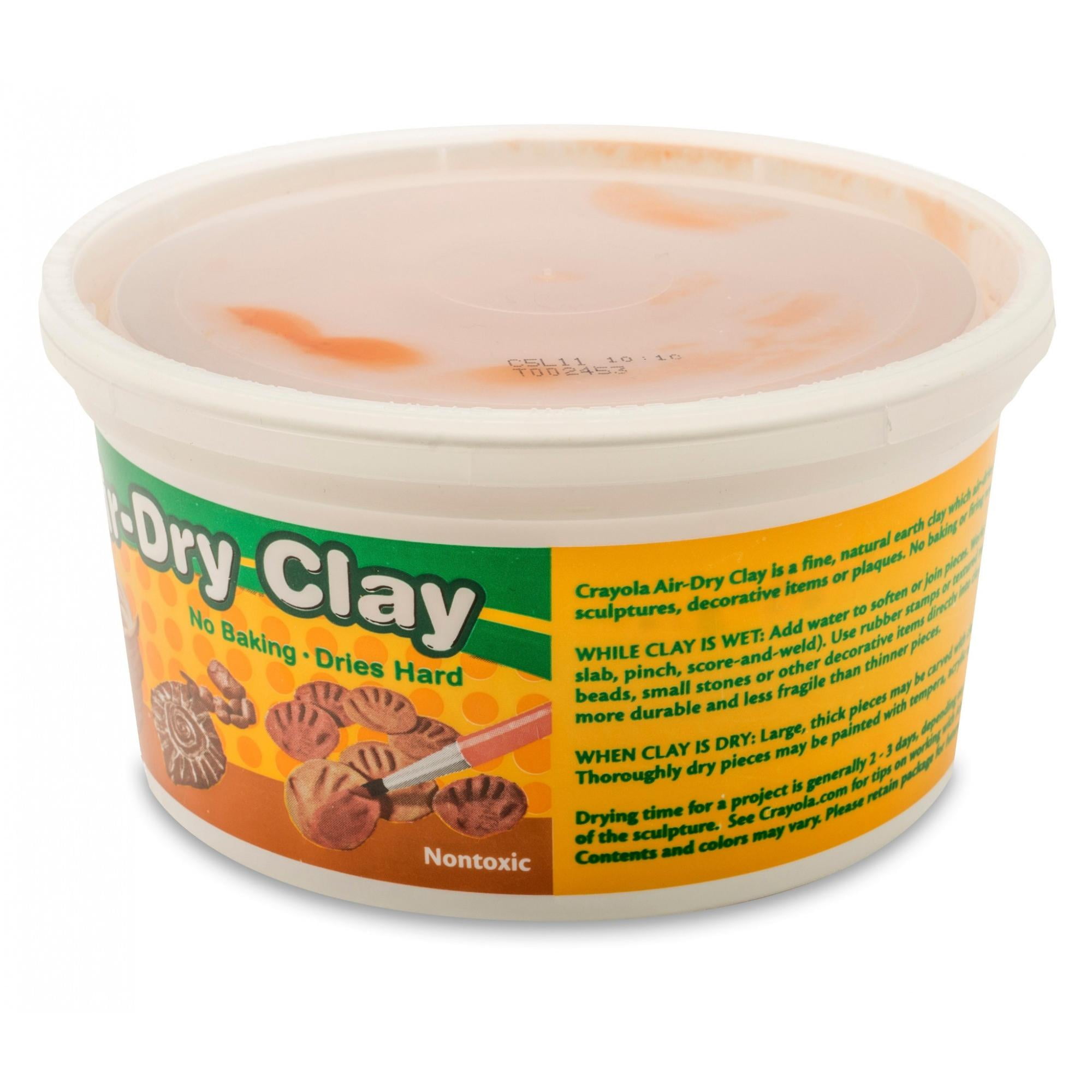 The Teachers' Lounge®  Air-Dry Clay, Terra Cotta, 2.5 lb Tub, Pack of 4