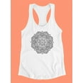 thumbnail image 3 of Sacred Geometry Mandala. Tank Women -Image by Shutterstock, Female XX-Large, 3 of 4
