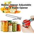 thumbnail image 4 of 2 Piece Jar opener, Can Opener, Jar Opener for arthritic hands, Multifunctional Jar Opener, Bottle Opener, Can Opener Jar Lid Gripper, Jam master Jar /Bottle/ Can Openers, 4 of 7