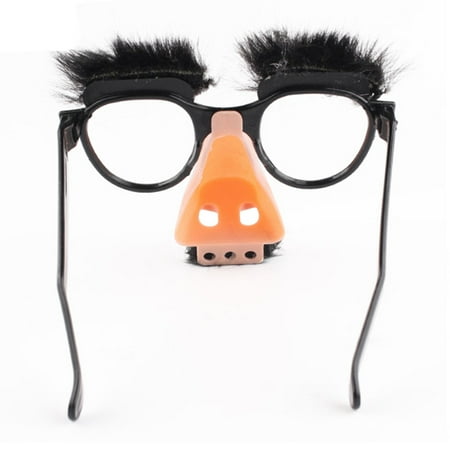 

Halloween Decoration Accessories Big Nose Glasses Nose Hair Party Stage Decor Props PerformanceProps Holiday Eyebrows J8C7 J4F8