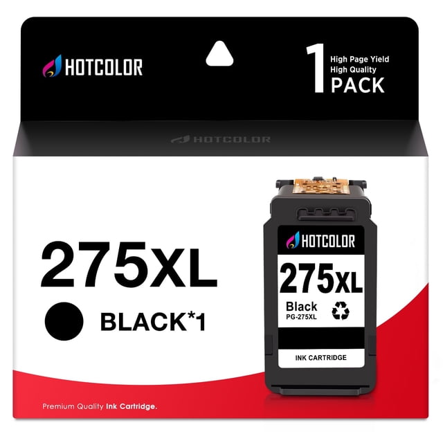 Cartuchos de tinta HOTCOLOR PG-275XL negros para Canon PIXMA