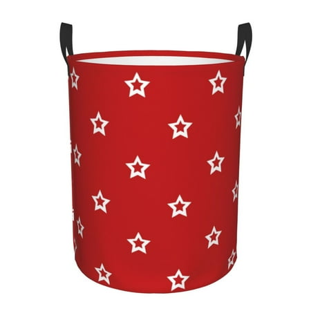 Patriot Star Quilted Laundry Basket main image 1