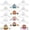 72 Pcs Happy Birthday, variant on Color Your Own Coloring Crowns Adjustable DIY Party Costume Hat