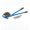 Blue, variant on 15mm & 22mm Double-Groove Pipe Bender, 180° Heavy Duty Tool for Copper Tubing