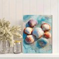 thumbnail image 2 of Seashell Cluster Canvas Wall Art Prints, Coastal Nautical Decor for Living Room Bedroom Bathroom Kitchen Office, 2 of 8