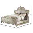 thumbnail image 3 of Acme Versailles Queen Bed Bone White, 3 of 7