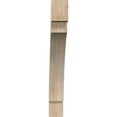 thumbnail image 2 of 5 1/2"W x 42"D x 42"H Merced Smooth Knee Brace, Douglas Fir, 2 of 4