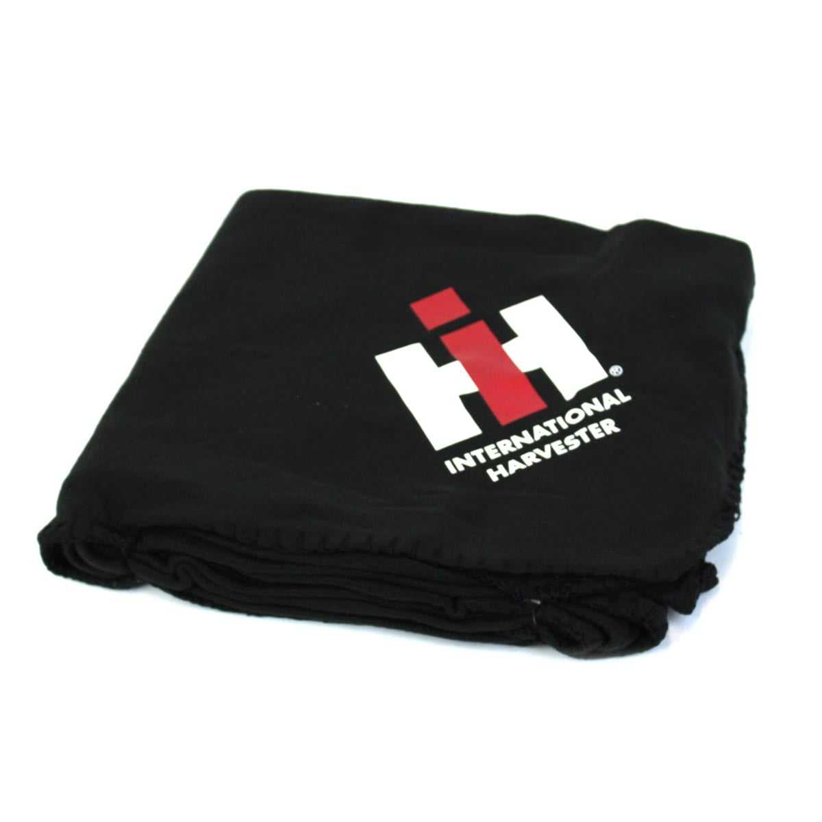 International Harvester IH Logo Black Fleece Blanket 48" x 60" OBT150