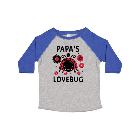 Inktastic Valentine's Day Papa's Lovebug Boys or Girls Toddler T-Shirt