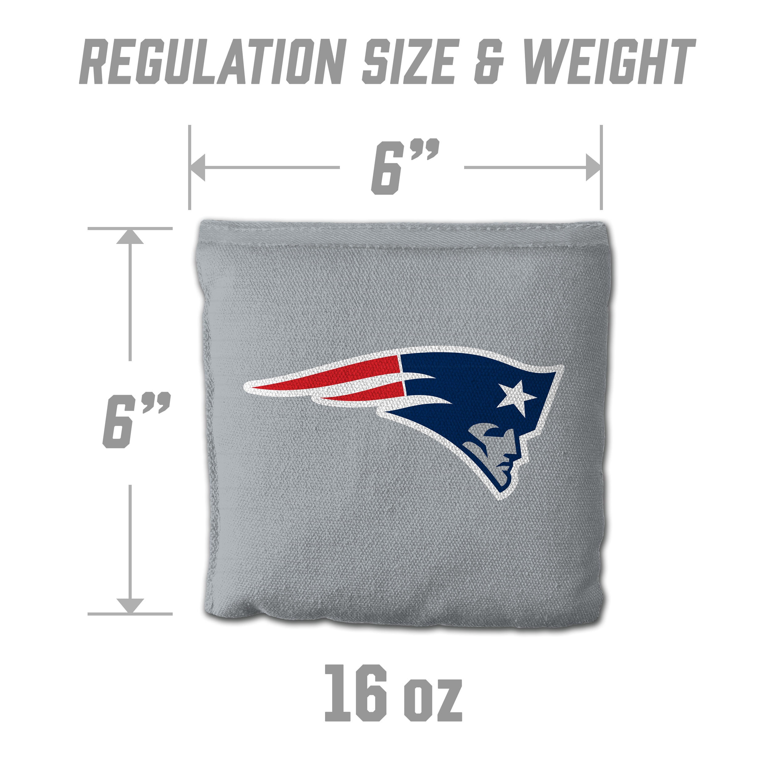 New England Patriots 8pk Licensed Cornhole Bags