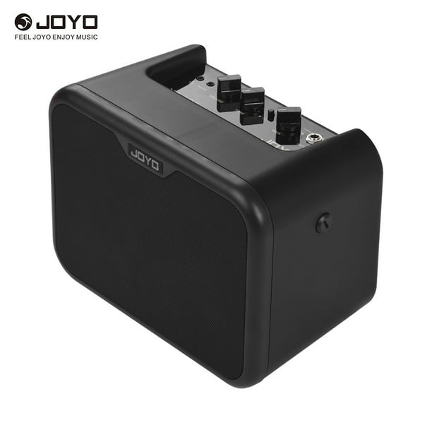 Amplificador JOYO MA-10E Mini altavoz amplificador de guitarra eléctrica portátil 10 vatios Amp OD / canales dobles limpios con adaptador de corriente Joyo Amplificador