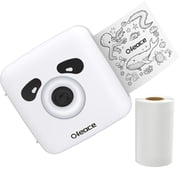 Portable Thermal Printer TP6S for iPhone and Android Phone, 300DPI Wireless Bluetooth Small Thermal Inkless Mini Sticker Printer for Pictures, Travel, Label, DIY, Kids Gifts