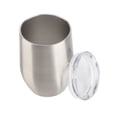 thumbnail image 4 of Copas de vino sin tallo de acero inoxidable de 12 oz con tapa y orificio para pajita, tazas de viaje de doble pared al vacío, 4 of 14