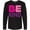 AB-Black, variant on Inktastic Be Kind Logo in Pink and Purple Long Sleeve T-Shirt