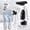 Set a, variant on Window Vacuum Squeegee Cordless with Extendable Pole 31-40", Electric Window Cleaner Tool with 2200mAh Battery, 150ml Water Tank Shower Squeegee for Glass Doors, Mirror, Car, Wall (Set A)