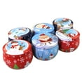 thumbnail image 5 of Christmas Candle Tins for Candle Making Empty Candle Containers with Lids, 5 of 17