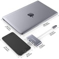 thumbnail image 6 of LENTION Multi-function 4-in-1 USB C Hub,USB to USB C Splitter with Type C Charging Adapter Compatible with MacBook Pro,New Mac Air/Surface, ChromeBook, More(C13), 6 of 11