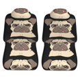 thumbnail image 3 of LAKIMCT Striped Dog Car Seat Covers Vehicle Front Seat Covers Universal Fit Seat Protector, 3 of 9