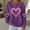 a6027_Purple, variant on Vetsdori Valentine Sweatshirts for Women Pullover Crew Neck Shirts Valentine's Days, Winter Womens Sweatshirts Love Heart
