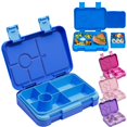 thumbnail image 2 of DJN Home & Garden Double Buckle Compartment Deepens Sealed Lunch Box Color Square Lunch Box，Plastic Box With 5 Compartments, 2 of 9