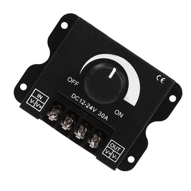 Controlador de Tira de LED ANGGREK atenuador manual DC 12V-24V 30A