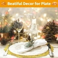 thumbnail image 3 of LoonWear 50PackGoldDoilies,10.5InchDisposableChargerPlates,RoundDoiliesforFood,PaperPlacematsBulkforPartyTableDecor, 3 of 5