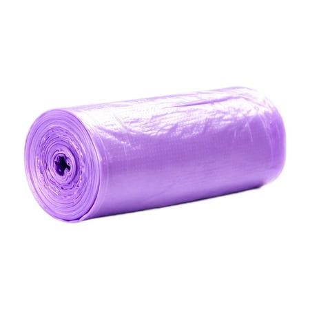 Small Trash Bags Trash Bags for Bathroom Trash Can 25 Count Purple Disposable Point Break Plastic Trash Can Liners for Small Bathroom Garbage Cans