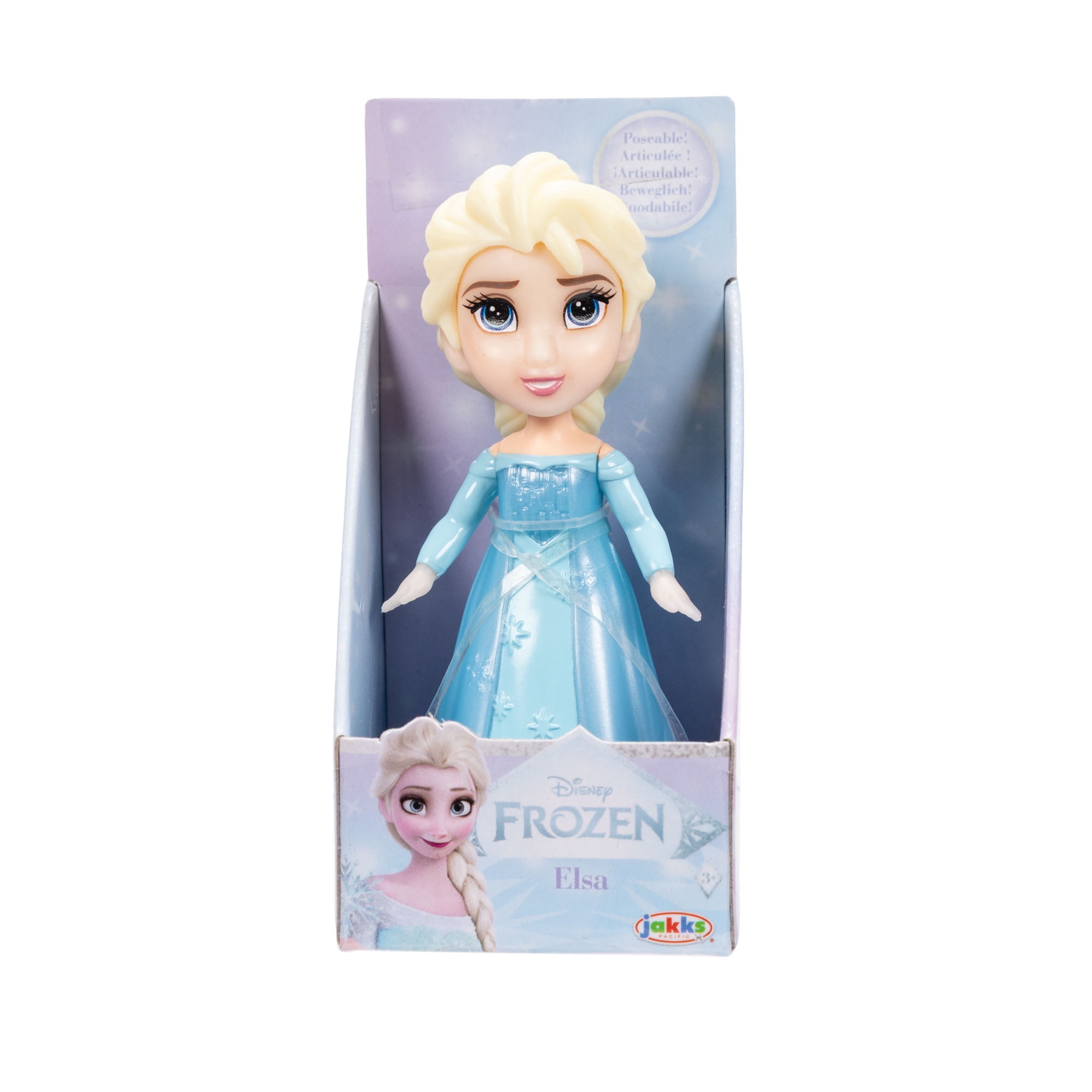 Disney Frozen Elsa Doll - 3 Inch Poseable Collectible Figure