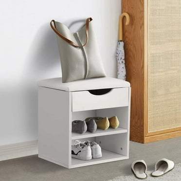 Vasagle Cubbie Shoe Cabinet Storage Bench With Cushion Adjustable Shelves Holds Up To 440lb White Ulhs10wt Com Vasagle Cubbie Shoe Cabinet Storage, Vasagle Cubbie Shoe Cabinet Storage Bench