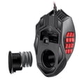 thumbnail image 4 of Bearachild Ratón mecánico profesional para juegos de 10000 DPI, ratón óptico RGB con cable USB, PC, portátil, 17 botones, ratón de Computadoras y accesorios, 4 of 6